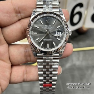 VSF VS3235 DateJust 41mm 126334 Fluted Bezel Grey Dial Jubilee Bracelet V2 DD3235 - Image 6