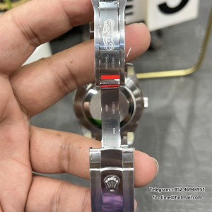 VSF VS3235 DateJust 41mm Wimbledon Fluted Bezel Grey Dial Green Roma Marker Jubilee Bracelet V2 DD3235 - Image 8