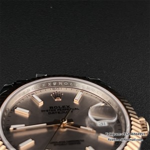 VSF VS3235 DateJust 41mm  Fluted Bezel Champagne Dial RG/SS Jubilee Bracelet DD3235 - Image 2