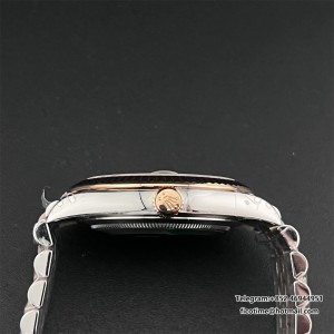 VSF VS3235 DateJust 41mm  Fluted Bezel Champagne Dial RG/SS Jubilee Bracelet DD3235 - Image 3