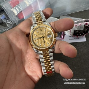 VSF VS3235 DateJust 41mm  Fluted Bezel Gold Motif Dial YG/SS Jubilee Bracelet DD3235 - Image 3