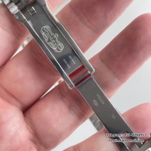 VSF VS3235 DateJust 36mm Fluted Bezel Green Palm Dial Diamond Marker Jubilee Bracelet - Image 5