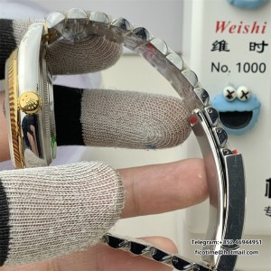 VSF VS3235 DateJust 36mm Fluted Bezel Gold Motif Dial YG/SS Jubilee Bracelet - Image 4