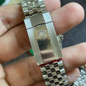 VSF VS3235 DateJust 36mm Fluted Bezel Black Dial Diamond Marker Jubilee Bracelet - Image 8