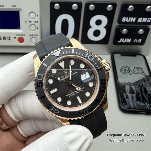 VSF VS3235 Yacht-Master 40mm RG Ceramic Black Dial Oysterflex Strap gain weight - Image 5
