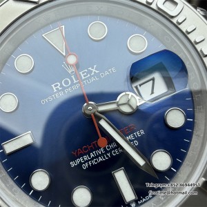 VSF VS3235 Yacht-Master 40mm Blue Dial SS Bracelet - Image 7