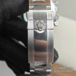 BTF DD4131 Daytona  Ceramic Bezel White Dial Panda SS Bracelet - Image 8