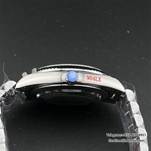 GMF A2836 Tungsten DayDate 40MM Ice Blue Dial President Bracelet - Image 4