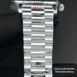 GMF A2836 Tungsten DayDate 40MM Grey Meteorite Dial President Bracelet - Image 5
