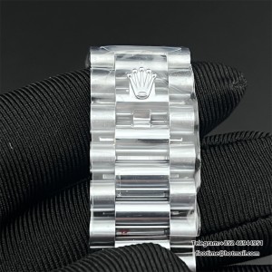 GMF A2836 Tungsten DayDate 40MM Grey Meteorite Dial President Bracelet - Image 7