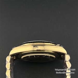 GMF A2836 Tungsten DayDate 40MM YG Silver Dial Roma Marker YG President Bracelet - Image 4