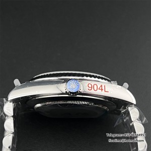 GMF A2836 Tungsten DayDate 40MM Green Dial Roma Marker President Bracelet - Image 3