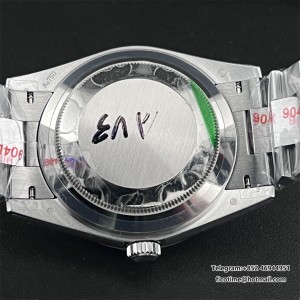 GMF A2836 Tungsten DayDate 40MM Ice Blue Dial Arabic Marker President Bracelet - Image 9