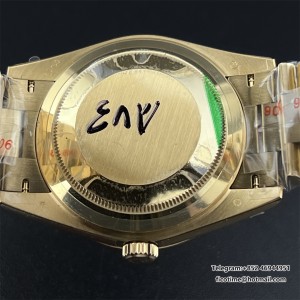GMF A2836 Tungsten DayDate 40MM YG YG Dial Diamond Marker YG President Bracelet - Image 9