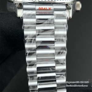 GMF A2836 DayDate 40MM White Dial Roma Marker President Bracelet - Image 5