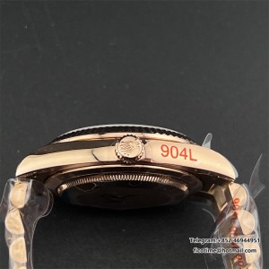 GMF A3255 DayDate 40MM RG Brown Dial Roma Marker RG President Bracelet - Image 3