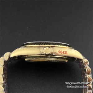 QF Gain Weight V6 A2836 DayDate 40MM RG White Dial Roma Marker President Bracelet - Image 3