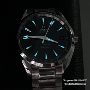 VSF A8500 Seamaster 41mm AQUA TERRA 150M Blue Textured Dial SS Bracelet - Image 8