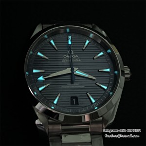 VSF A8900 Seamaster 41mm AQUA TERRA 150M Blue Dial Blue Hand SS Bracelet - Image 8