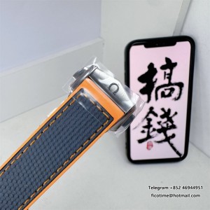 VSF A8900 Planet Ocean 600M 43.5mm 1/4 Orange Grey Dial Black Rubber Strap VSF A8900 43.5mm  Black Rubber Strap VSF - Image 5