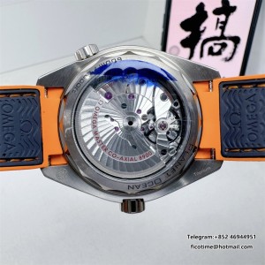 VSF A8900 Planet Ocean 600M 43.5mm 1/4 Orange Grey Dial Black Rubber Strap VSF A8900 43.5mm  Black Rubber Strap VSF - Image 6