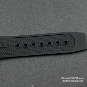 HRF A7750 Speedmaster 40mm Racing Master Black Dial Black Rubber Strap - Image 4