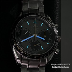 HRF A7750 Speedmaster 40mm Racing Master Grey/Black Dial SS Bracelet - Image 9