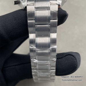 HRF A7750 Speedmaster 40mm Racing Master Black/White Dial SS Bracelet - Image 4