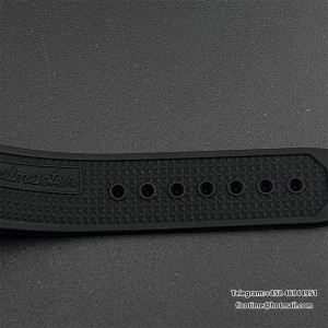 HRF A7750 Speedmaster 40mm Racing Master White Dial Black Rubber Strap - Image 3