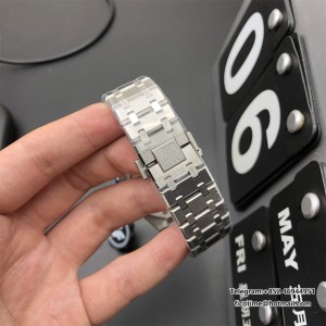 ZF A4302 AP Royal Oak 41mm 15500 Blue Dial SS Bracelet free sprung - Image 4