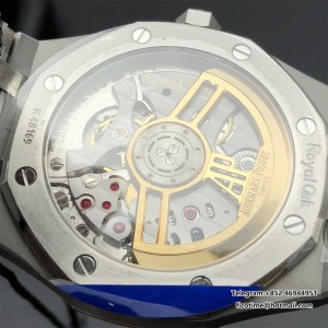 ZF A4302 AP Royal Oak 41mm 15500 Blue Dial SS Bracelet free sprung - Image 6
