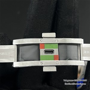 ZF A4302 AP Royal Oak 41mm 15500 White Dial SS Bracelet free sprung - Image 7