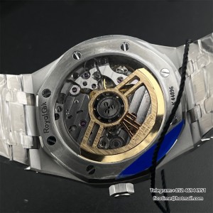 ZF A4302 AP Royal Oak 41mm 15500 White Dial SS Bracelet free sprung - Image 8