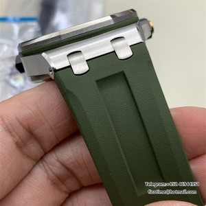 ZF SA4308 AP Royal Oak Offshore 42mm 15720 Green Dial Green Rubber Strap - Image 7