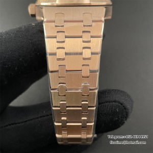 TWF A3120 AP Royal Oak 37mm 15451 Diamond Bezel Purple Dial SS Bracelet - Image 5