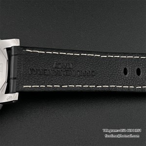 VSF P9000 PAM1312 44mm Luminor Black Dial Black Leather Strap - Image 4