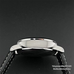 VSF P9000 PAM1312 44mm Luminor Black Dial Black Leather Strap - Image 7