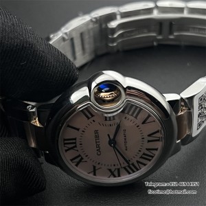 AF NH05A Ballon Bleu De Cartier 33mm RG/SS MOP Dial RG/SS Bracelet - Image 3