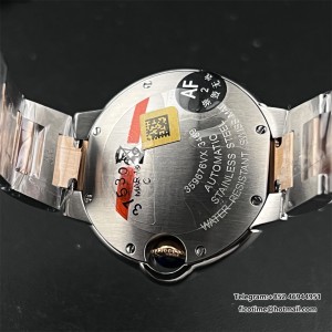 AF NH05A Ballon Bleu De Cartier 33mm RG/SS MOP Dial RG/SS Bracelet - Image 7