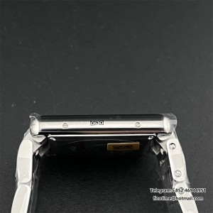 K11F Swiss Quartz Tank Must Medium 25.5mm White Dial SS Bracelet - Image 5