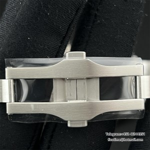 BVF A9015 Santos Large 40mm Black Bezel Grey Dial SS Bracelet - Image 7
