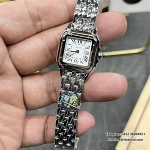 BVF Swiss Quartz PANTHERE 22mm White Dial SS Bracelet - Image 9