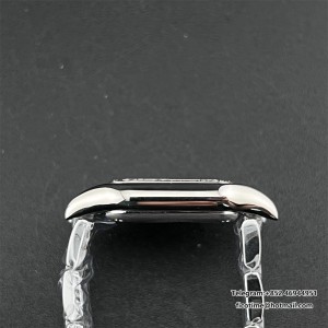 BVF Swiss Quartz PANTHERE 22mm Diamond Bezel White Dial SS Bracelet - Image 5