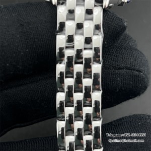 BVF Swiss Quartz PANTHERE 22mm Diamond Bezel White Dial SS Bracelet - Image 6