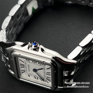 BVF Swiss Quartz PANTHERE 27mm White Dial SS Bracelet - Image 3