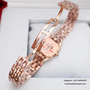 BVF Swiss Quartz PANTHERE 27mm RG Diamond Bezel White Dial RG Bracelet - Image 3