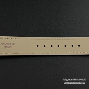 F1F Swiss Quartz Santos Dumont 43.5*31.4mm RG White Dial Black Leather Strap - Image 5