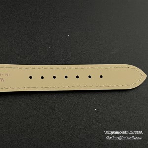 F1F Swiss Quartz Santos Dumont 38*27.5mm White Dial Black Leather Strap - Image 7