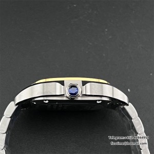 Santos Medium 35mm YG White Dial SS Bracelet BVF A9015 - Image 3