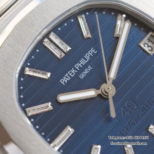 PPF A324SC Nautilus 5711 40th Annyversery 40mm Blue Dial SS Bracelet - Image 3